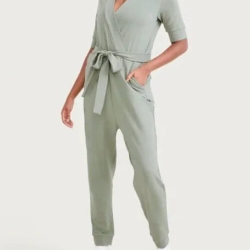 Hatch Collection Nurse to Errands Jumpsuit Size 1 in Fatigue Green